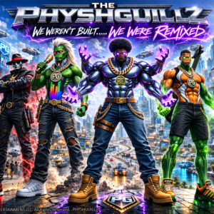 THE PHYSHGUILLZ – REMIXED CITY POSTER