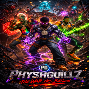 THE PHYSHGUILLZ – THE WAR HAS BEGUN POSTER