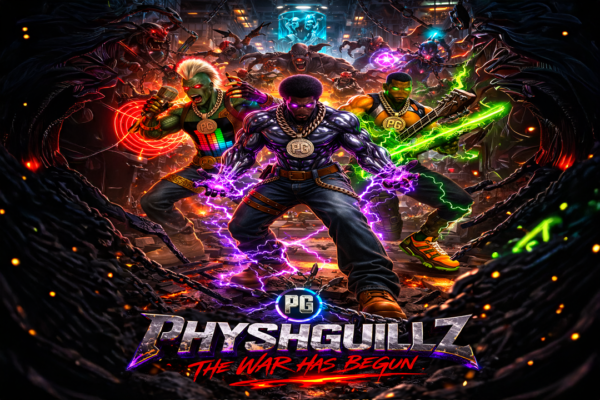 THE PHYSHGUILLZ – THE WAR HAS BEGUN POSTER