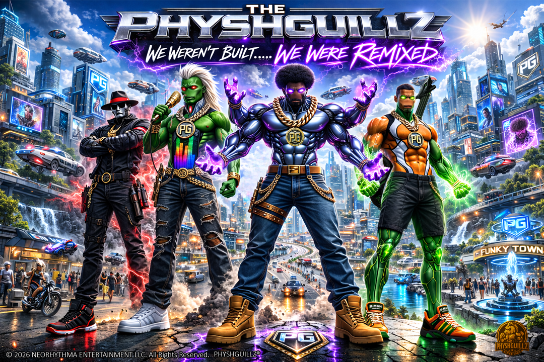 THE PHYSHGUILLZ – REMIXED CITY POSTER - Image 1