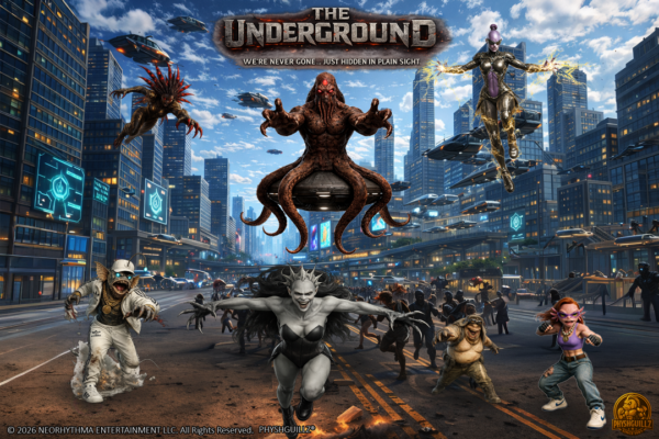 THE PHYSHGUILLZ – THE UNDERGROUND CITY POSTER