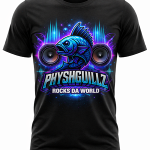 PHYSHGUILLZ- PHYSHGUILLZ ROCK DA WORLD -T-SHIRT