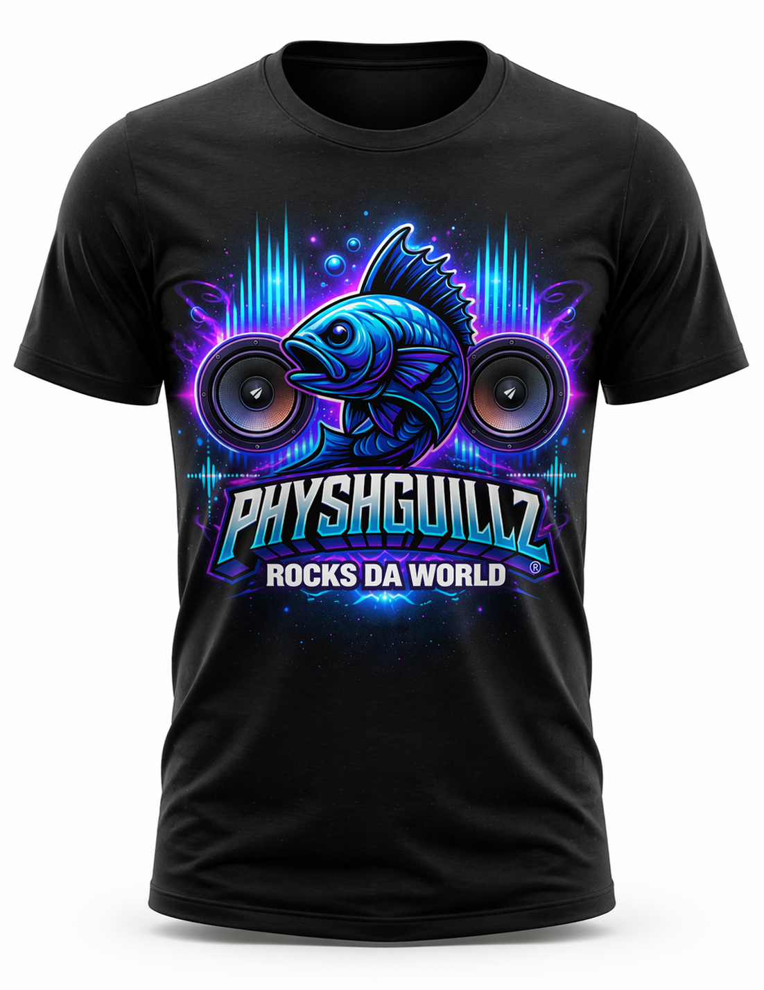 PHYSHGUILLZ- PHYSHGUILLZ ROCK DA WORLD -T-SHIRT - Image 1