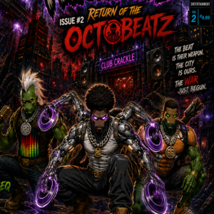PHYSHGUILLZ Issue 2 Return of the Octobeatz indie sci-fi superhero comic book cover