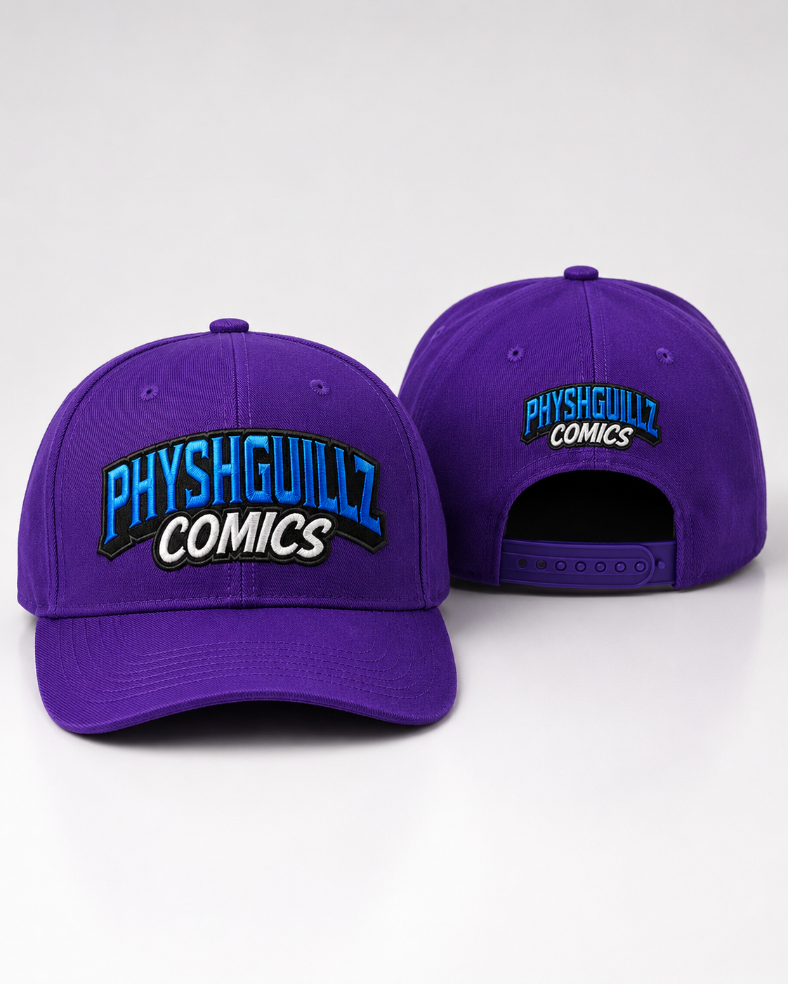 PHYSHGUILLZ Comics Snapback Hat - Image 1