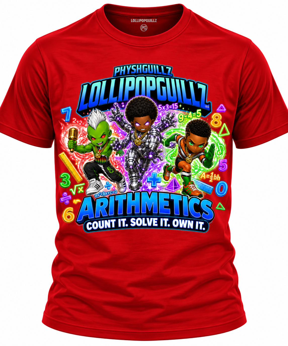 LOLLIPOPGUILLZ ARITHMETICS T-Shirt - Image 1